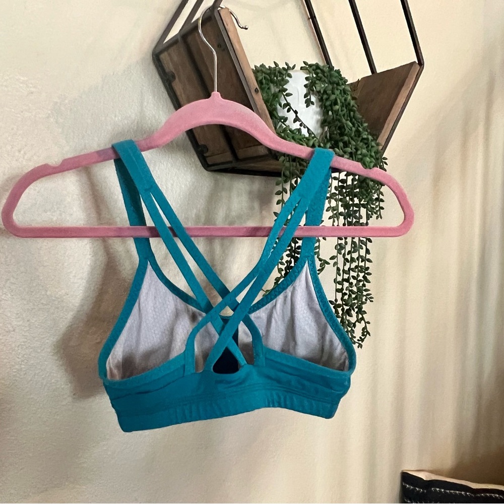 VGUC Patagonia Teal Sports Bra Size Small - Picture 10 of 16